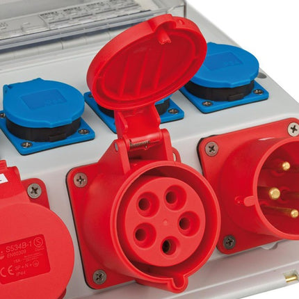 Plastikowy rozdzielacz naścienny Brennenstuhl ( 4000873992 ) CEE-32 A, 5-biegunowy