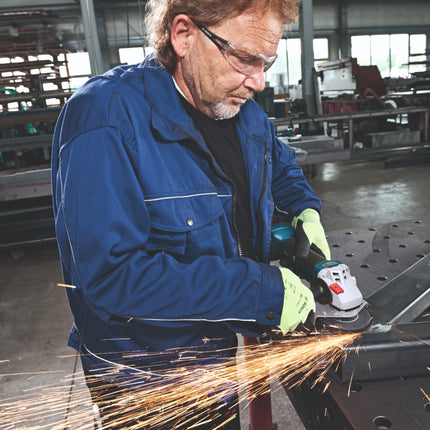 Bosch GWS 18V-10 Profesjonalna akumulatorowa szlifierka kątowa 18 V 125 mm bezszczotkowa + 2x akumulator 4,0 Ah + ładowarka