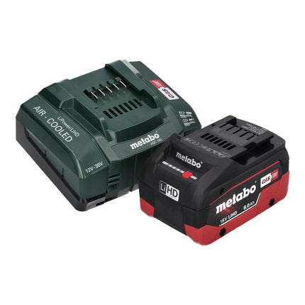 Metabo HG 18 LTX 500 Akumulatorowy pistolet na gorące powietrze 18 V 300 / 500 °C + 1x akumulator LiHD 8,0 Ah + ładowarka