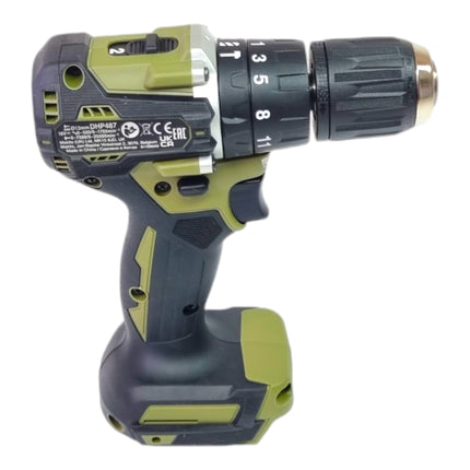 Makita DHP 487 RYO akumulatorowa wiertarko-wkrętarka udarowa 18 V 40 Nm bezszczotkowa seria Olive Outdoor Adventure + 2x akumulator 1,5 Ah + ładowarka