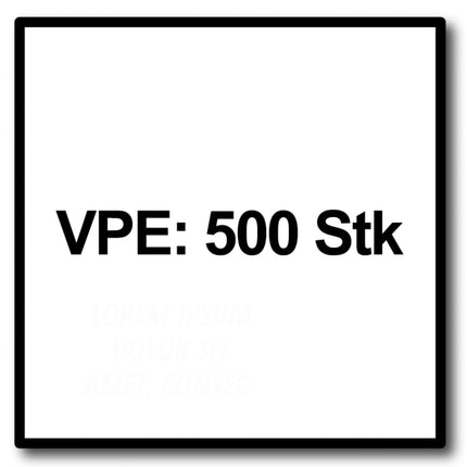 HECO UNIX-top Dielenschraube 3,5 x 60 mm 500 Stk. Torx T-10 Linsensenkkopf Vollgewinde verzinkt A2K ( 46501 ) - Toolbrothers