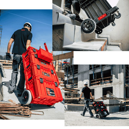 Toolbrothers RHINO L Drawer 2 Cart Plus ULTRA Schubladen Werkzeugkoffer auf Raedern 9 5 l 12 l Doppelteleskopgriff 3 - toolbrothers