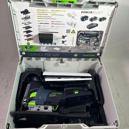 Festool CARVEX PSC 420 EB Basic Akku Pendelstichsaege 18 V 120 mm 576521 Brushless systainer Beschaedigt 2 - toolbrothers