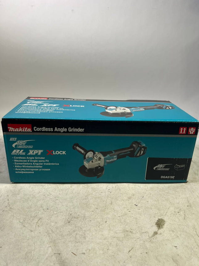 Makita DGA 519 Z Akku Winkelschleifer 18 V 125 mm Brushless X Lock Solo Neuwertig 1 - toolbrothers