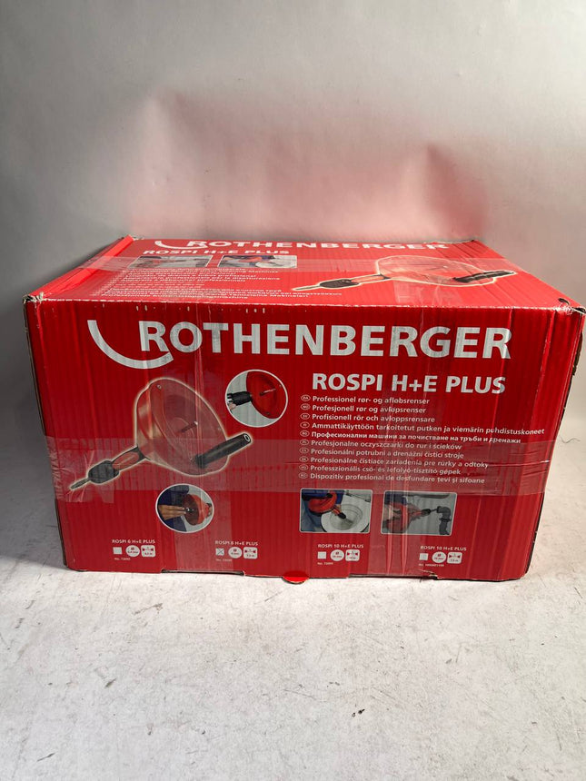 Rothenberger ROSPI 8 H E Plus Hand Rohrreinigungsgeraet Spirallaenge 7 5 m 72095 Gebraucht 1 - toolbrothers