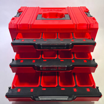 Qbrick System PRO Drawer 3 Toolbox 2 0 Expert RED ULTRA HD Werkzeugkoffer 450 x 310 x 244 mm 13 5 l stapelbar IP54 mit 3 Schubladen Beschaedigt 2 - toolbrothers