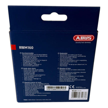 ABUS RWM 160 Rauchmelder 2 3 cm Hoehe Gefahrenmelder weiss 3 - toolbrothers