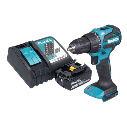 Makita DHP 490 RT1 Akku Schlagbohrschrauber 18 V 65 Nm Brushless 1x Akku 5 0 Ah Ladegeraet 0 - toolbrothers