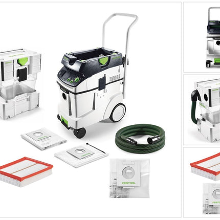 Festool CTL 48 E AC CLEANTEC Absaugmobil 48l Staubkl. L ( 574974 ) + Extra Zubehör mit Vorabscheider - Toolbrothers