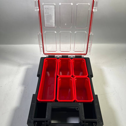 Qbrick System ONE Organizer M Plus stapelbar 364 x 264 x 106 mm 4 l IP66 mit 5 Inlays Unvollstaendig 1 - toolbrothers