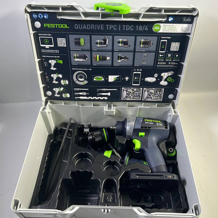 Festool TPC 18 4 I Basic Akku Schlagbohrschrauber 18 V 75 Nm 575604 Brushless Systainer Leicht Gebraucht 2 - toolbrothers