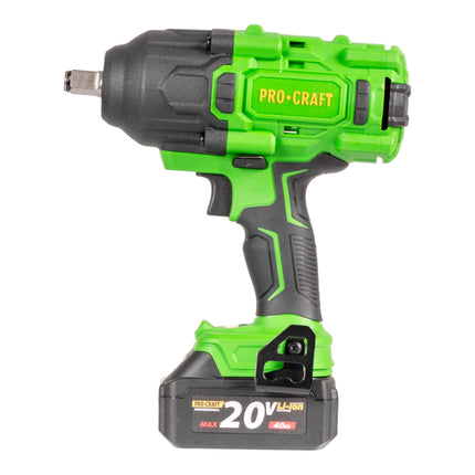 Procraft PWA80 1B C Akku Schlagschrauber 20 V 1600 Nm 1 2 Brushless 1x Akku 4 0 Ah Ladegeraet Koffer 2 - toolbrothers