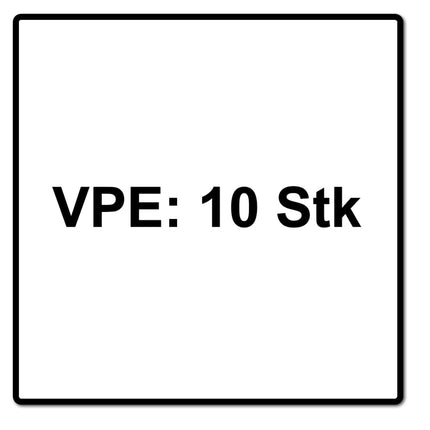 Komet Säbelsägeblatt PALLETS 225mm 10-14tpi 10 Stk. ( 2x 501.400 ) HSS-BI-Metall Vario - Toolbrothers