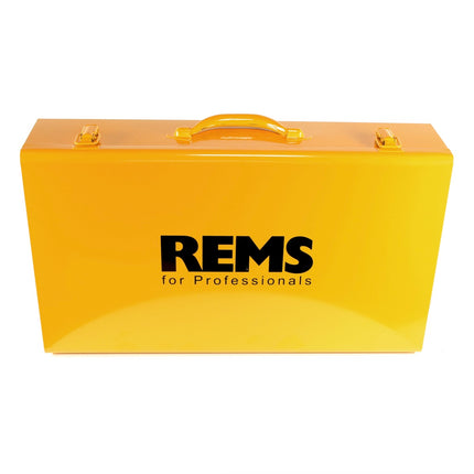 REMS Akku-Press Acc 22V Radialpresse im SBK Set ( 576010 R220 ) im Stahlblechkasten + 1x 2,5 Ah Akku + Ladegerät - Toolbrothers