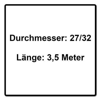 Festool D27/32x3,5m-AS/CTR Saugschlauch konisch ( 204921 ) für CT 26/36/48 CT MINI CT MIDI ab 2019 - Toolbrothers