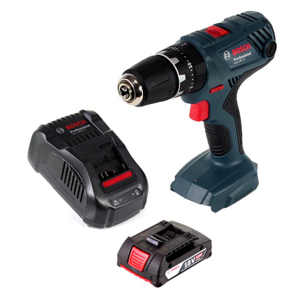 Bosch GSB 18V-21 Akku Schlagbohrschrauber 18V 55Nm + 1x Akku 2,0Ah + Ladegerät - Toolbrothers