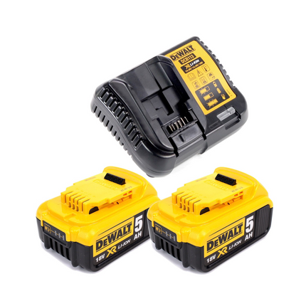 DeWalt DCS 356 P2 Akku Multitool 18V Brushless + 35tlg. Zubehör + 2x Akku 5,0 Ah + Ladegerät + TSTAK - Toolbrothers