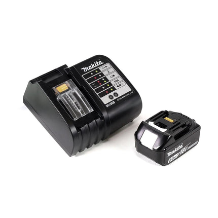 Makita DHP 458 STX4 Akku Schlagbohrschrauber 18V 91Nm + 1x Akku 5,0Ah + Ladegerät + 70tlg. Bit Bohrer Set + Koffer