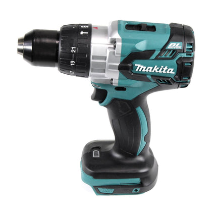Makita DHP 481 SMX4 Akku Schlagbohrschrauber 18V 115Nm + 1x Akku 4,0Ah + Ladegerät + 70tlg. Bit Bohrer Set + Koffer