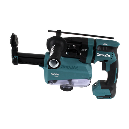 Makita DHR 182 RWFJ Akku Bohrhammer 18V 1,7J SDS-plus Brushless + 2x Akku 3,0Ah + Ladegerät + Staubabsaugung + Makpac