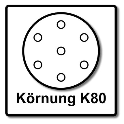 Makita 2x papier ścierny na rzep 125mm K80 100 szt ( 2x P-43642 ) do DBO BO DCW DWE GEX PEX SXE BOS