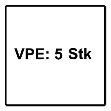 Festool 5x piła tarczowa z drobnymi zębami HW 216 x 2,3 x 30 mm W60 216 mm 60 zębów ( 5x 500125 )