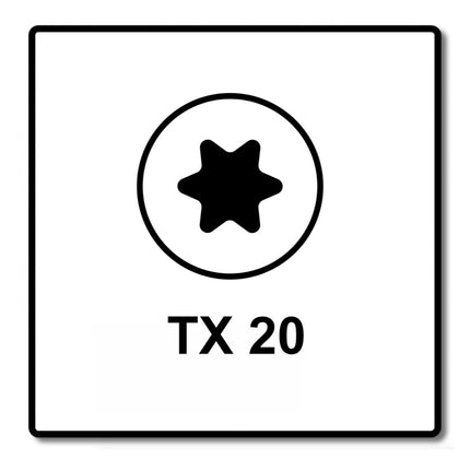 Fischer Power-Fast II FPF II Spanplattenschraube 3,5x25 mm 200 Stück ( 670101 ) Pan Head mit Torx Vollgewinde galvanisch verzinkt, blau passiviert