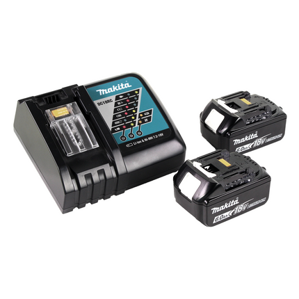 Makita DTL 061 RGJ akumulatorowy klucz udarowy 18V 1/4" 60Nm + 2x akumulator 6.0Ah + ładowarka + Makpac