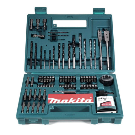 Makita DTD 152 SFK akumulatorowy klucz udarowy 18V 165Nm 1/4" + 1x akumulator 3,0Ah + ładowarka + 100 szt. zestaw wierteł + walizka