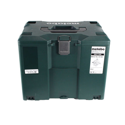 GRATIS 3 Jahre Full Service Rundum Schutz Metabo MKS 18 LTX 58 Akku Metall Handkreissäge 18V 165 mm + 2x Akku 4,0Ah + Ladegerät + MetaLoc