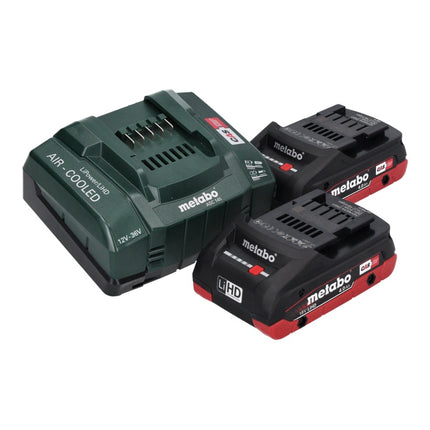 Metabo SSW 18 LTX 400 BL akumulatorowy klucz udarowy 18 V 400 Nm 1/2" bezszczotkowy + 2x akumulator 4,0 Ah + ładowarka + metaBOX