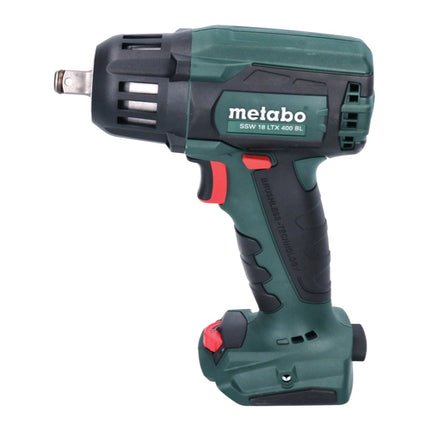 Metabo SSW 18 LTX 400 BL akumulatorowy klucz udarowy 18 V 400 Nm 1/2" bezszczotkowy + 1x akumulator 5,5 Ah + metaBOX - bez ładowarki