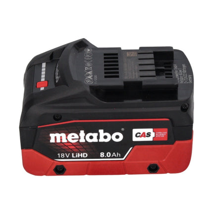 Metabo SSW 18 LTX 400 BL akumulatorowy klucz udarowy 18 V 400 Nm 1/2" bezszczotkowy + 1x akumulator 8,0 Ah + metaBOX - bez ładowarki