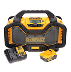 DeWalt DCR 027 P1 radio bezprzewodowe DAB+ 10,8-18,0 V + 1x akumulator 5,0 Ah + ładowarka
