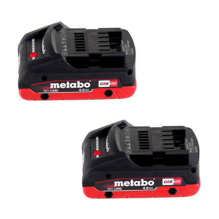 Kompresor akumulatorowy Metabo Power 160-5 18 LTX BL OF 18 V 8,0 bar bezszczotkowy + 2x akumulator LiHD 4,0 Ah + ładowarka