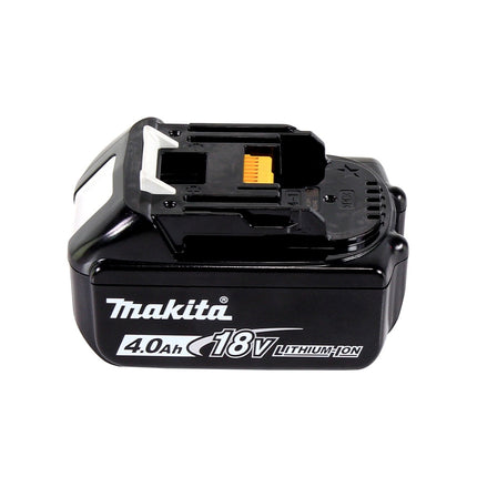 Makita DKP 181 M1J Strugarka akumulatorowa 82 mm 18 V bezszczotkowa + 1x akumulator 4,0 Ah + Makpac - bez ładowarki
