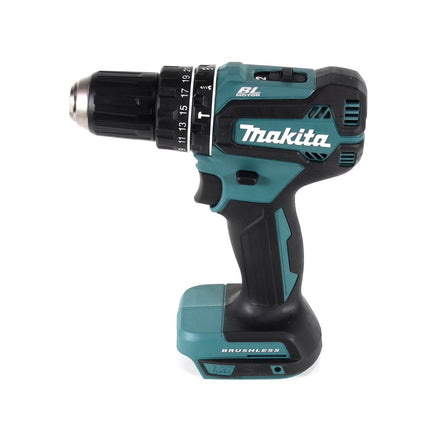 Makita DHP 485 RG akumulatorowa wiertarko-wkrętarka udarowa 18 V 50 Nm bezszczotkowa + 2x akumulator 6,0 Ah + ładowarka
