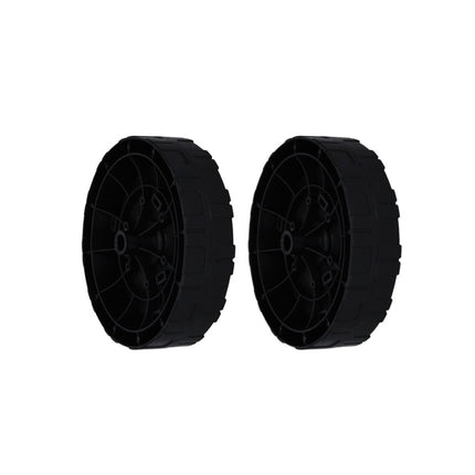 Makita DA00000330 2x Ersatzrad hinten + Makita DA00000328 2x Ersatzrad vorne für DLM 380 Akku Rasenmäher