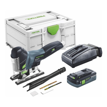 Festool CARVEX PSC 420 HPC 4,0 EBI-Plus Akku Pendelstichsäge 18 V ( 576525 ) 120 mm Brushless + 1x Akku 4,0 Ah + Ladegerät + systainer - Toolbrothers