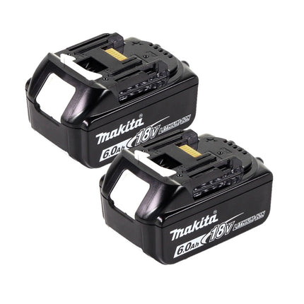 Makita DLM 432 G2 kosiarka akumulatorowa 36 V ( 2x 18 V ) 43 cm bezszczotkowa + 2x akumulator 6,0 Ah - bez ładowarki