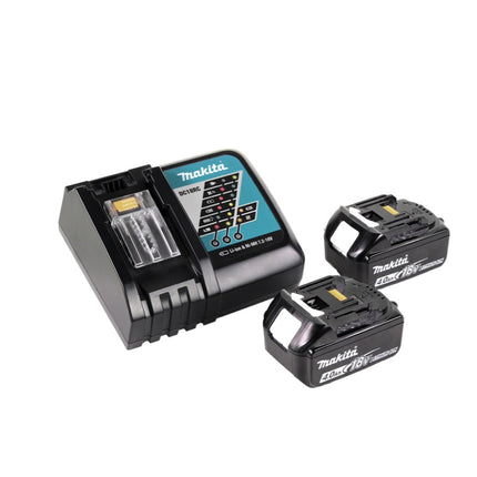 Kosiarka akumulatorowa Makita DLM 382 RM2 36 V ( 2x 18 V ) 38 cm 40 l + 2x akumulator 4,0 Ah + ładowarka