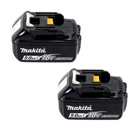 Kosiarka akumulatorowa Makita DLM 382 T2 36 V ( 2x 18 V ) 38 cm 40 l + 2x akumulator 5,0 Ah - bez ładowarki