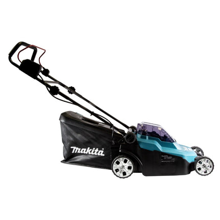Makita DLM 382 RG2 Kosiarka akumulatorowa 36 V ( 2x 18 V ) 38 cm 40 l + 2x akumulator 6,0 Ah + ładowarka
