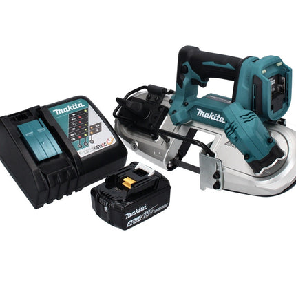 Makita DPB 183 RM1 akumulatorowa piła taśmowa 18 V 66 mm bezszczotkowa + 1x akumulator 4,0 Ah + ładowarka