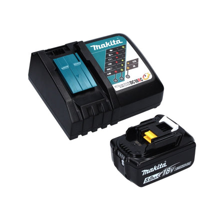 Makita DPB 183 RT1 akumulatorowa piła taśmowa 18 V 66 mm bezszczotkowa + 1x akumulator 5,0 Ah + ładowarka