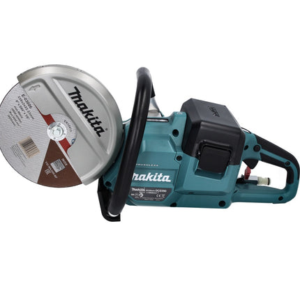 Makita DCE 090 T2X1 Akku Trennschleifer 36 V ( 2x 18 V ) 230 mm Brushless + 2x Akku 5,0 Ah - ohne Ladegerät