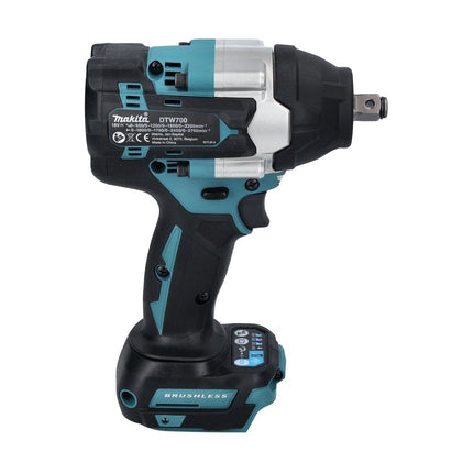 Makita DTW 700 F1 akumulatorowy klucz udarowy 18 V 700 Nm 1/2" XPT bezszczotkowy + 1x akumulator 3,0 Ah - bez ładowarki