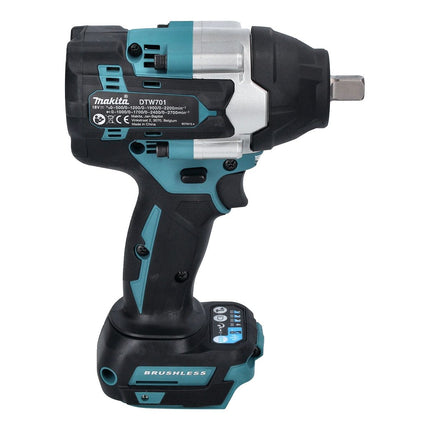 Makita DTW 701 T1 akumulatorowy klucz udarowy 18 V 700 Nm 1/2" XPT bezszczotkowy + 1x akumulator 5,0 Ah - bez ładowarki