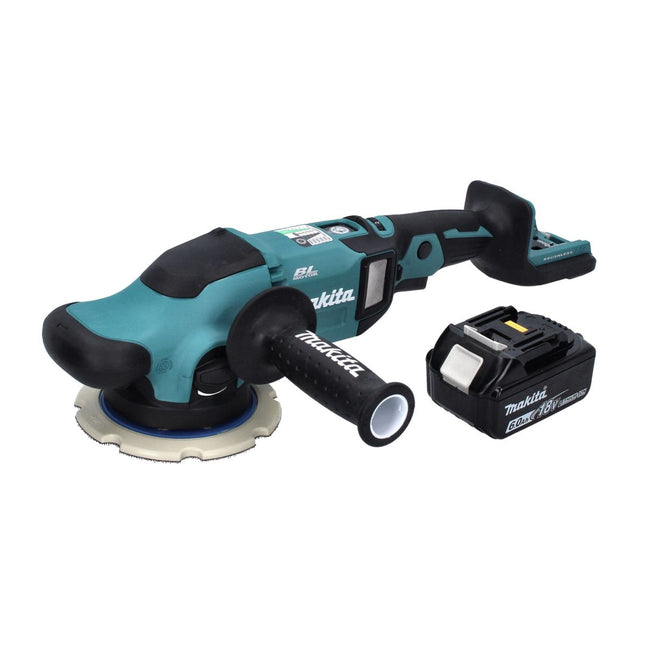 Makita DPO 600 G1 akumulatorowa polerka mimośrodowa 18 V 150 mm XPT bezszczotkowa + 1x akumulator 6,0 Ah - bez ładowarki