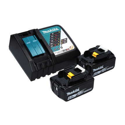 Makita DUB 363 RG2V Akumulatorowa dmuchawa / odkurzacz do liści 36 V ( 2x 18 V ) bezszczotkowa + zestaw ssący + 2x akumulator 6,0 Ah + ładowarka